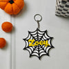 Personalized Halloween Keychain – Creepy Web