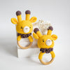 Handmade Crochet Rattle | Giraffe
