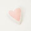 Peach Heart Shape Personalised Cushion