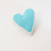 Blue Heart Shape Personalised Cushion