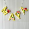 Personalised Name Bunting/Garland | Flower Field