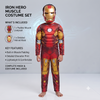 Iron Man Muscle Costume for Kids