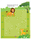 Jungle Activity and Colouring Book- Die Cut Animal Shaped Book