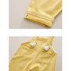 Yellow Duck Dungaree With White Frill T-Shirt