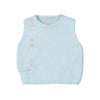 3 Pcs Set | Ivory Knit Vest, Checkered Shirt & Pants Set