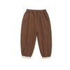 3 Pcs Set | Brown Crochet Knitted Vest, With White Shirt & Matching Pants Partwear Set