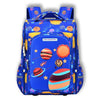 Blue 2D Pop Space Planets School Backpack