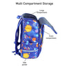 Blue 2D Pop Space Planets School Backpack