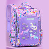 Purple 2D Pop Unicorn Garden School Backpack
