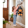 Black & Brown Teddy Tiny Toddlers Backpack with Removable Soft Toy for nursery and Playgroup