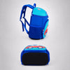 Cobalt Blue & Red Car Soft Neoprene Backpack for Toddlers & Kids, 3yrs to 5yrs