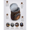 Brown 3D Bear Soft Neoprene Backpack for Toddlers &  Kids, 3yrs - 5yrs