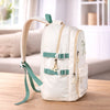 Ivory Bow Multi-Pocket School Backpack