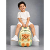Yellow & Brown Teddy Tiny Toddlers Backpack with Removable Soft Toy for nursery and Playgroup