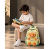 Yellow & Brown Teddy Tiny Toddlers Backpack with Removable Soft Toy for nursery and Playgroup