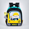 Yellow 3D 3d Trucker Baby Backpack for Toddlers & Kids