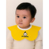3Pcs Set, Duck Print Premium Adjustable Button Closure & Wide Shoulder Size Bibs