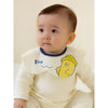 3Pcs Set, Duck Print Premium Adjustable Button Closure & Wide Shoulder Size Bibs
