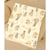 Tedddy Stars Muslin Cotton Blanket With 2 Matching Napkins