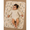 Tedddy Stars Muslin Cotton Blanket With 2 Matching Napkins