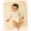Yellow Flower Muslin Cotton Blanket With 2 Matching Napkins