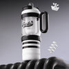 Black White 4 in 1 Water Bottle , infuser & mini snack box | 1000ml