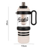 Black White 4 in 1 Water Bottle , infuser & mini snack box | 1000ml