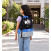 Black Gingham Girl Star Backpack with Keychain for Kids & Teens
