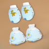 13 Pcs Blue Monkey Soft Satin Pouch Newborn Gift Box
