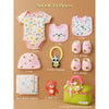 13 Pcs Pink Monkey Soft Satin Pouch Newborn Gift Box