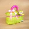 13 Pcs Pink Monkey Soft Satin Pouch Newborn Gift Box
