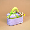 13 Pcs Purple Monkey Soft Satin Pouch Newborn Gift Box