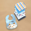 15 Pcs Blue Blessed Home Cane Basket Newborn Gift Box