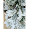 4.9 feet Flat Long Snowy Leaves  Xmas Tree, 150 Cms with 400 Branch Tips