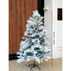 4.9 feet Flat Long Snowy Leaves  Xmas Tree, 150 Cms with 400 Branch Tips