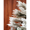 6.8 feet Heavy Frosty  Long Snowy Leaves Xmas Tree, 210 Cms with 900 Branch Tips