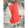 Glitter Legs Santa & Snowman Christmas Stockings | 2 Pcs