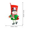 Glitter Legs Santa & Snowman Christmas Stockings | 2 Pcs