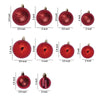 45 Pcs Red Shiny Mix Themed Christmas Balls Tree Hanging