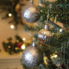 46 Pcs Silver Shiny Mix Themed Christmas Balls Tree Hanging