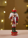 Christmas Band Set of 4 Wooden Nutcrackers, Christmas Tree Ornaments,( 5.1 inches Ht)