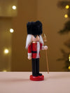 Royal Guard Multicolour Set of 4 Wooden Nutcrackers, Christmas Tree Ornaments, 5.1 inches ht