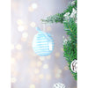 6 Pcs Trio Pastel Blue Candy Land Themed Christmas Tree Ornaments