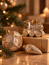 60 pcs Champagne Gold Christmas Tree Ornaments, Xmas Tree Decoration Balls Set