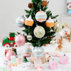 80Pcs Pastel Sprinkle Candies Tree Ornaments