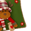 3D Reindeer With A Big Hat Christmas Themed Festive Pillow Cover | 42Cms X 42Cms