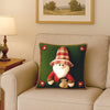 3D Santa With A Big Hat Christmas Themed Festive Pillow Cover | 42Cms X 42Cms