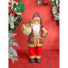 Premium Plaided Tall Self Standing Santa With Sticks | 20 Inches