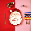 Cookies For Santa Christmas Serving Ceramic Plate