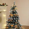 4 Ft. Golden Balls And Gold Cherries Bushy Christmas Tree Readily Decorated With Ornaments And Fillers
